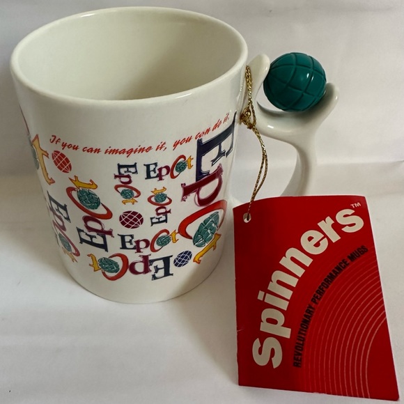 Disney Dining Vintage Walt Disney World Epcot Earth Spinners Mug
